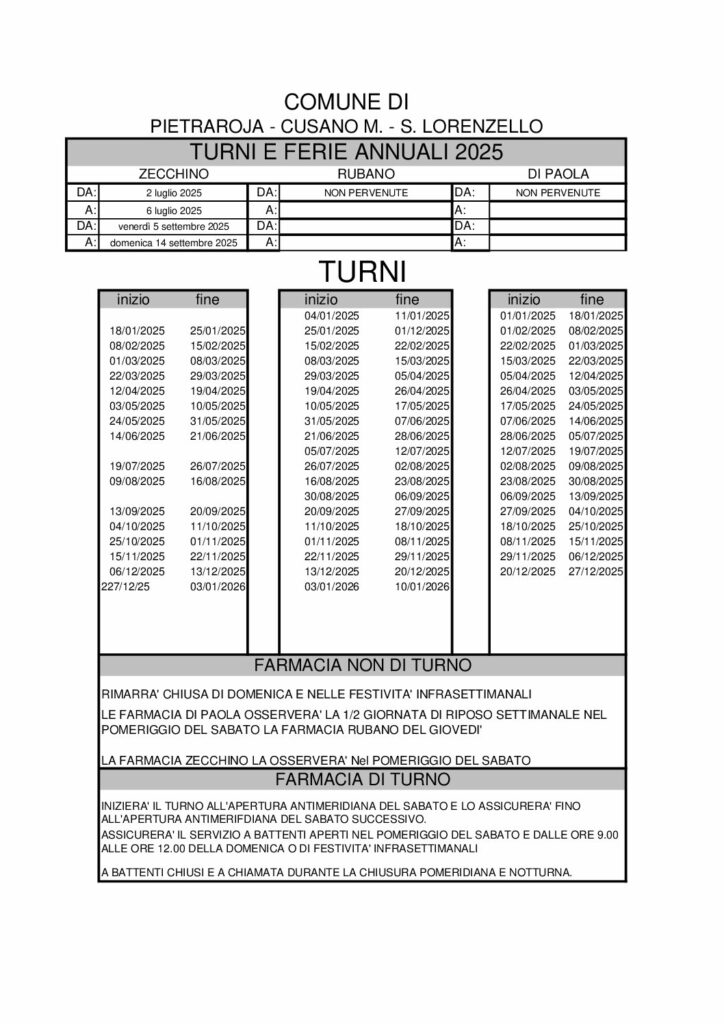 thumbnail of Turni Pietraroja Cusano M. S. Lorenzello 2025xls